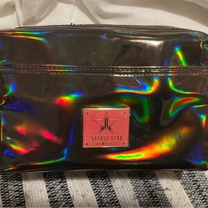 Jeffree Star Black Iridescent Makeup Pouch/Cosmetic Bag
